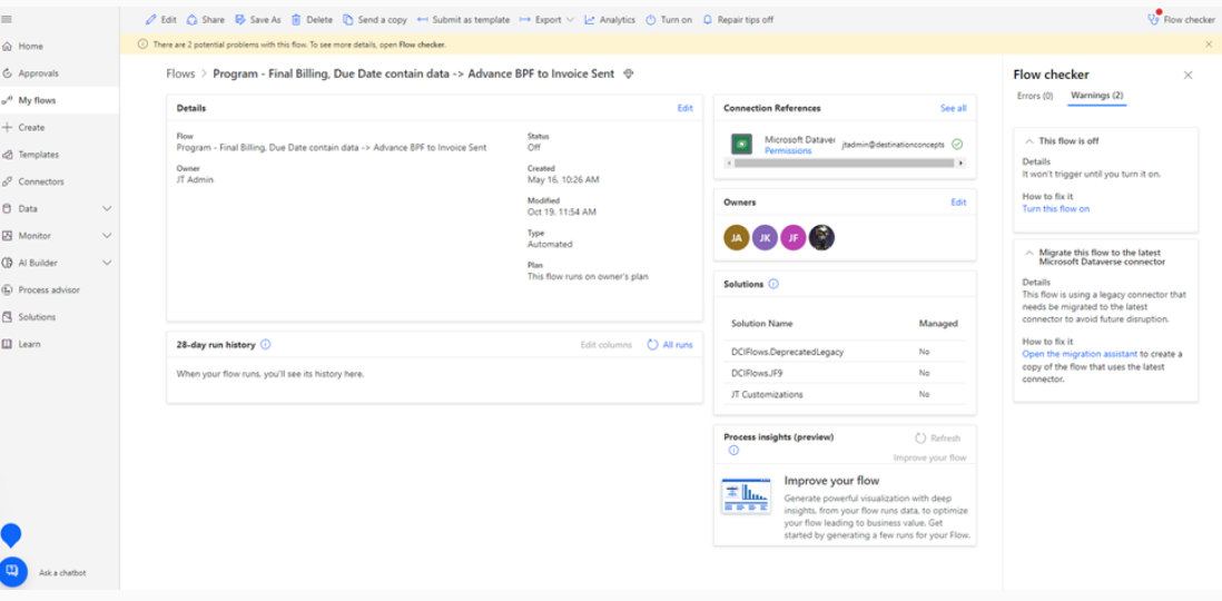 dynamucs 365 flow 5