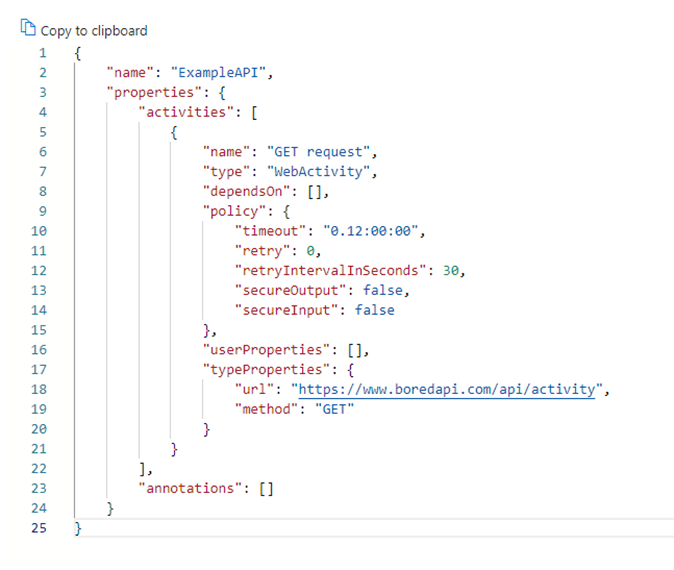steps for ADF pipeline to azure synapse 7
