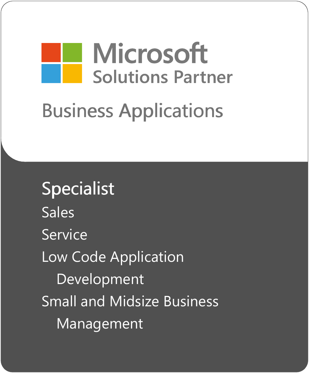 Microsoft BizApps Specialist Badge