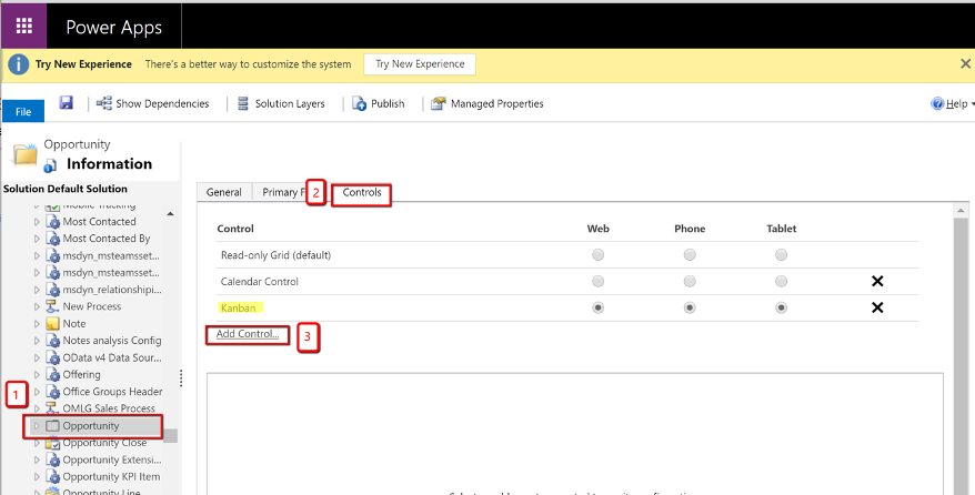 power apps dashboard