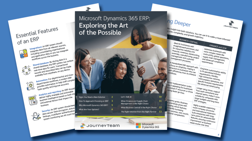 A visually engaging infographic illustrating the capabilities and integration features of Microsoft Dynamics 365, highlighting business process automation, data analytics, and cloud-based solutions for enterprise resource management.