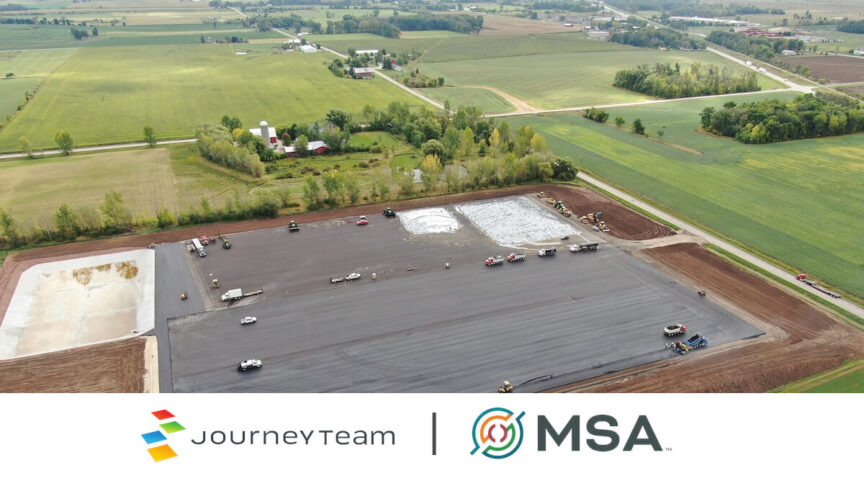 JourneyTeam x MSA - arial photo of rural worksite