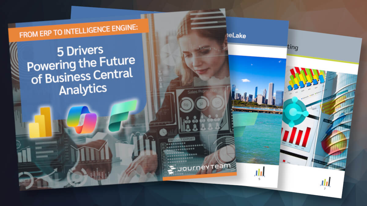 5 Drivers Powering the Future of Business Central Analytics eBook cover