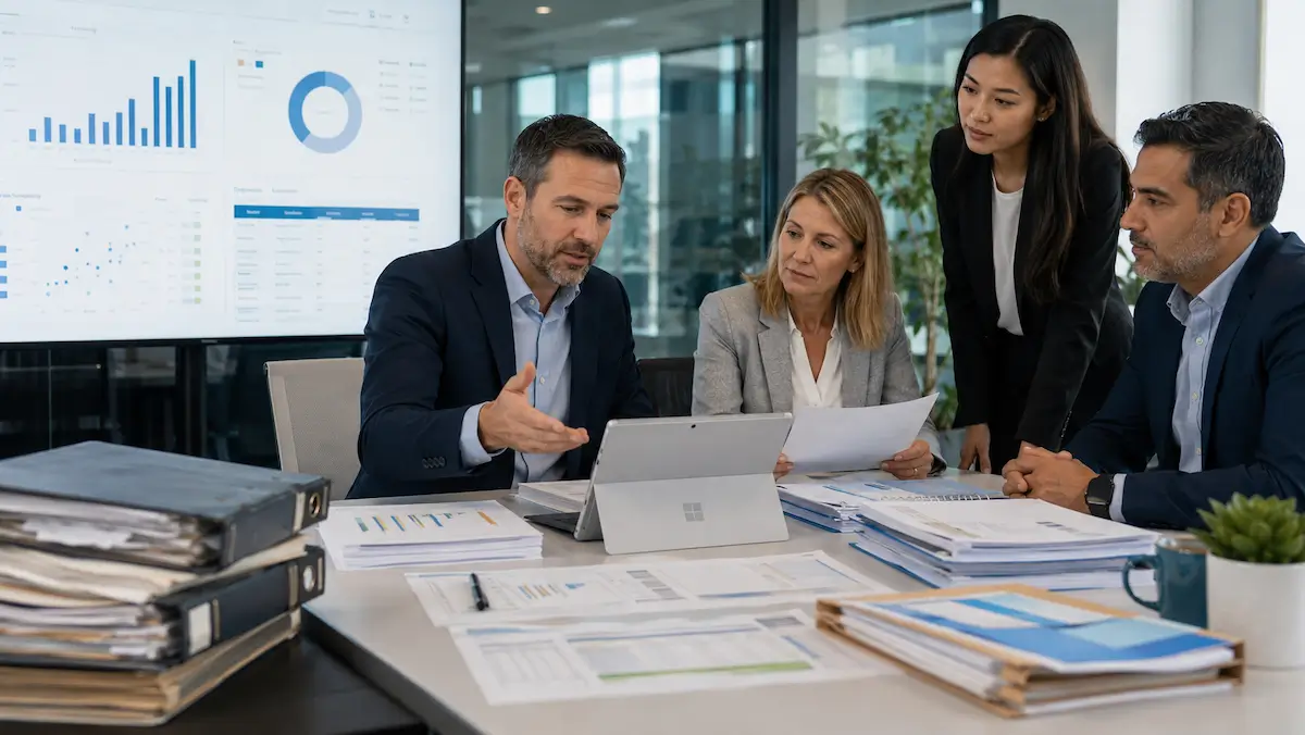 Graphic illustrating Dynamics GP to Microsoft Dynamics 365 Business Central migration with cloud-based ERP integration by JourneyTeam